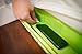 Padded Spaces iBedside: Tidy Bedside Caddy for iPhone, iPad, Apple Watch & more (Green Stripe)