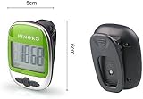 Pingko Walking Pedometer Steps Distance Calories Green Brand New view 4