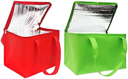 Transport De Nourriture Sacs Isothermes Vaorwne Pliable Grand Glaciere Sac Portable Gateau Alimentaire Sac Isole Feuille Daluminium Bo Te Thermique Etanche Pack De Glace Bo Te A Lunch Bo Te De Livraison Sac Rouge Napravi Rs