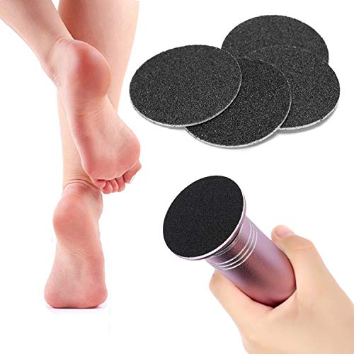 Electronic Foot File with Replacement Sandpaper Discs, Professional