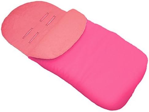 Universal FOOTMUFF Baby Cosy Toes Fit All Pushchair Buggy Car Seat Plain Colour_Dark Pink