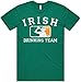 GunShowTees Men's Irish Drinking Team Retro Distressed Shirt