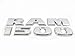 Yoaoo Genune Chrome Ram 1500 Emblem Badge 3D Emblem Decals Nameplate Flat Letter Glossy OEM