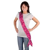 Beistle 60186 Bride to be Satin Sash, 33-Inch by 4-Inch
