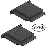 Hot Shoe Cover JJC Camera Hot Shoe Cap Protector for Sony A6600 A6100 A6000 A6300 A6400 A6500 A99II A77 II A68 A58 A7 III A7R II A7S II NEX-6 HX400V RX100II RX10 Replace Sony FA-SHC1M -2 Pack Black