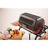 Americana-Electric-Cart-Grill-with-two-folding-composite-wood-side-tables-and-wire-shelf