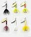 Yakima Rooster Tail Trophy Bait Pack - Six Assorted Colors (1/4-Ounce)