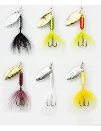 Yakima Gallo cola trofeo anzuelo   Pack de Seis Colores Variados (1 8 Ounce)
