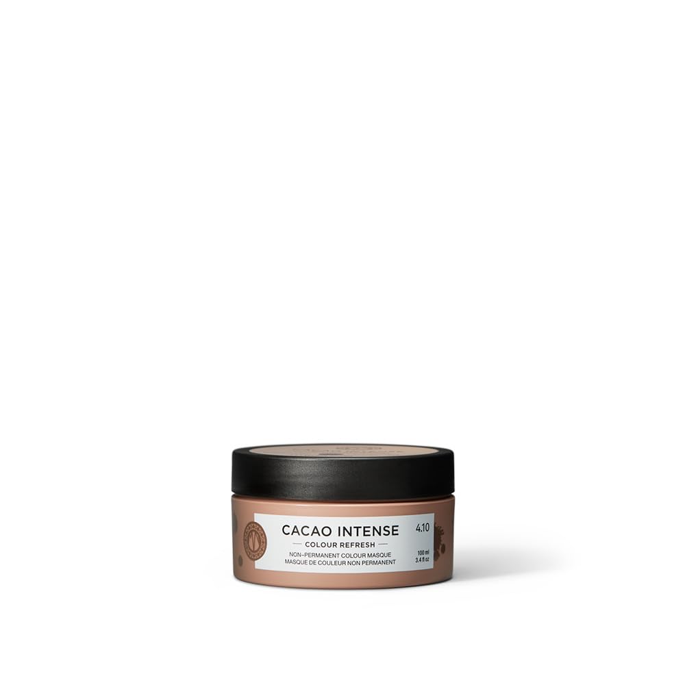 Maria Nila Color Refresh, Cacao Intense 100 ml, Brown Hair Mask, Semi-Permanent Pigments, 100% Vegan & Sulfate/Paraben free