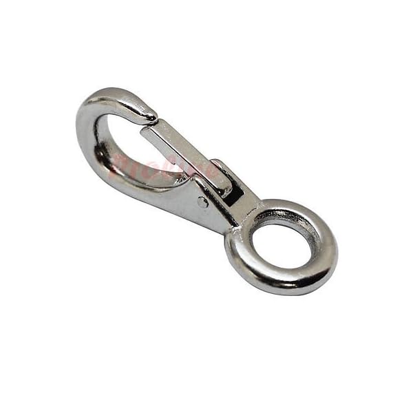 5-Pc-34-Stainless-Steel-Fixed-Eye-Boat-Snap-Hook-Marine-Grade-316-Size-2