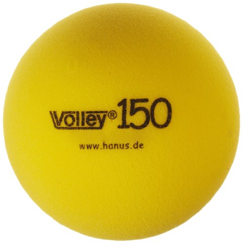 Volley Foam 65kg Uncoated Ball, Yellow, 6" Dia. - Thumbnail 2