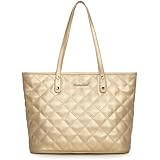 Borsa Tote Trapuntata Montana West In Pelle Vegana, Con Tracolla E Tasche, Colore Earthen - 5