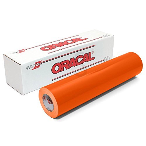Oracal 651 Glossy Permanent Vinyl 12 Inch x 6 Feet - Orange