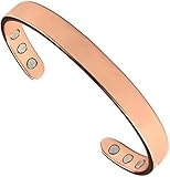 PURE Copper Magnetic Bracelet For Men & Women, Effective Pain Relief for Arthritis, RSI, Carpal Tunnel..
