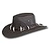 Barmah Hats Outback Crocodile Leather Hat 1033BL / 1033BR