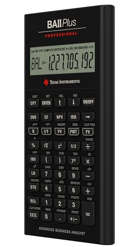 Texas Instruments BA II Plus Professional Financial Calculator