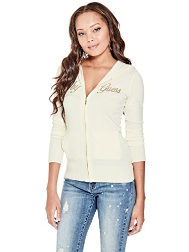 GUESS Women's Makena Logo Zip-Up Hoodie 