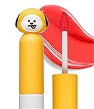 VT Cosmetic BT21 Glow Lip Lacker 4.5g 0.15 oz BTS Cosmetics (Pure Coral)