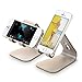 elago® M2 Stand [Champagne Gold] - [Premium Aluminum][Angled for Video Calls][Cable Management] - for All iPhones, Galaxy, and Other Smartphones