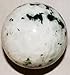 Jet Rainbow Moonstone 45 - 50 mm Ball Sphere Gemstone A+ Hand Carved Crystal Altar Healing Devotional Focus Spiritual Chakra Cleansing Metaphysical Jet International Crystal Therapy Booklet