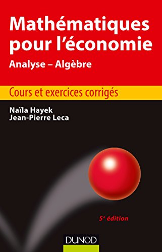 Mathématiques pour l'économie