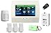 Honeywell Lynx Touch L7000 Starter Kit - LYNX Touch Wireless Security Alarm with (3) 5816WMWH Door/Window Transmitters.