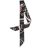 Blyyasgi Lady Girls Bag Twilly Handbag Handle Ribbon Scarf Package Silk Band Fashion Hair Head Band (01)