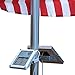 ALPHA 180X Solar Flagpole Light for Flag Pole Lighting//3-Level Power Setting for All Night Lighting