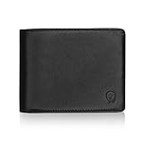2 Window ID Holder RFID Wallet for Men, Multi Card Extra Capacity Travel Wallet, Ultimate Identity Theft And Credit Card Protection, Luxury Napa Leather Bifold Wallet - Sleek And Stylish Gift For Men