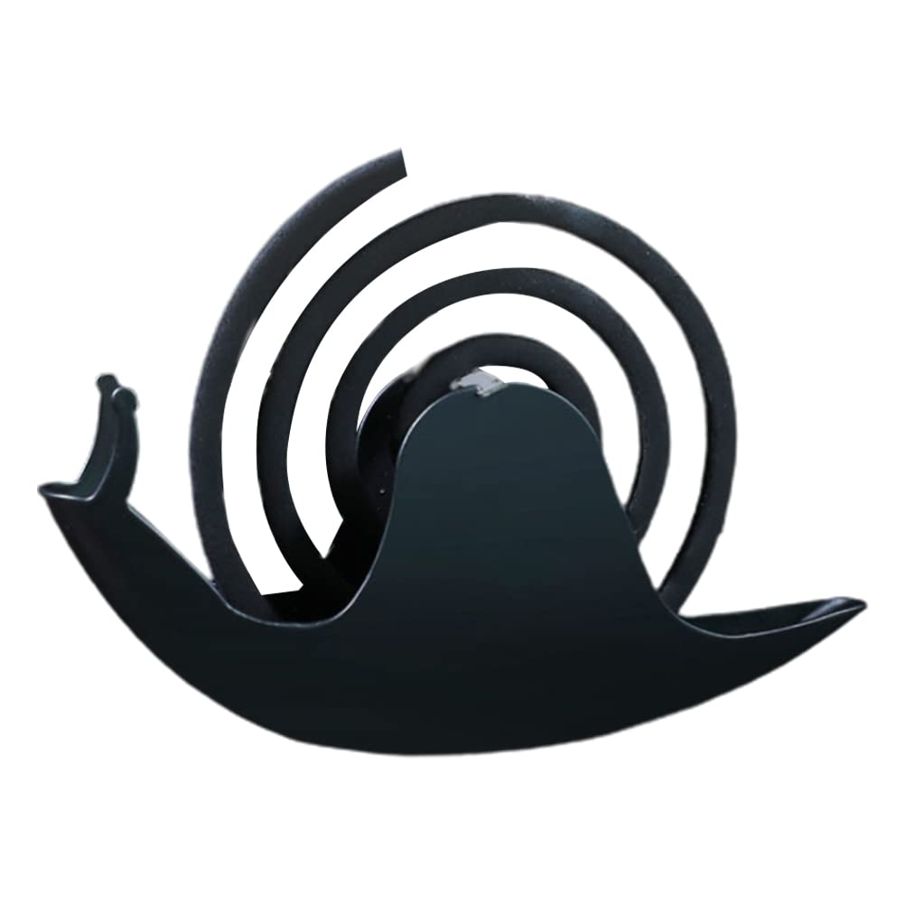 Metal Mosquito Coil Holder, 2 Pieces Creative Snail-Shaped Mosquito Spiral Holder, Portable Movable Mosquito Spool Holder, Desktop Ornaments for Outdoor and Indoor Use