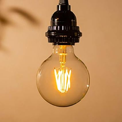 Amazon Beelight Led電球 E26 フィラメント電球 エジソン電球 エジソン球 ボール形 クリアタイプ 4ｗ 360lm 濃い電球色2100k 30w相当 1年保証 Beelight ビーライト Led電球 通販