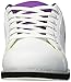 BSI Women's 460 Classic Bowling Shoe - Lightweight Shoes with Cushioned Support for Women, Purple & White, Size 7.5