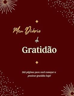 Livro Meu diário de Gratidão: 365 páginas para você começar a praticar gratidão hoje!