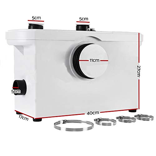 TRUPOW 600W 110V MACERATOR SEWERAGE PUMP WASTE WATER MARINE TOILET BATHROOM DISPOSAL LAUNDRY