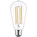 LETO ST64 Vintage LED Edison Bulbs Filament Light Bulb Dimmable [edison style][Energy Saving 4W LED- 40W Equivalent ][UL Listed][2200K Warm]E26 Based [led bulb home]-1Pack