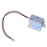 Whitelotous Mini Electric Lock Smart Electromagnetic Lock for Door Cabinet Drawer DC 6V/12V