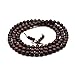 Zen Dear Unisex Natural African Blood Red Sandalwood Prayer Beads Tibetan Buddhism Mala Bracelet Necklace