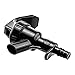 MRbrew Picnic Tap Faucet, Black Squeeze Faucet Party Tap(2pc) for Homebrew Keg Draft Beer Dispensing with 2 Hose Clamp