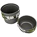 RioRand Portable Cookware Backpacking Bowl Pot Pan Cooking Kit