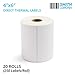 Smith Corona - 20 Rolls of 4x6 Direct Thermal Labels (250 Labels/Roll) - Perfect for Zebra Printers - Made in The USA | 5000 Labels Total