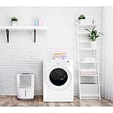 Frigidaire 50-Pint FAD504DWD High Efficiency Dehumidifier for Large Rooms/Basements with Continuous Drain & Auto Shut Off - Quiet Moisture Removal to Prevent Mildew, Allergens and Mold