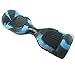 FBSPORT 6.5inch Silicone Scratch Protector Cover Case for 2 Wheels Self Balancing Electric Scooter (Blue/Black- Full-Body)