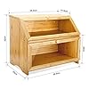 Leader-Accessories-Double-Decker-Bamboo-Bread-Bin-2-Layer-Bread-Box-for-Kitchen-Large-Capacity-Food-Bread-Storage-Retro-39x25x32cm Leader Accessories Double Decker Bamboo Bread Bin 2-Layer Bread Box for Kitchen Large Capacity Food Bread Storage Retro…