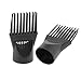 1 Pair Professional Universal Hairdressing Salon Hair Dryer Diffuser Wind Blow Cover Comb Attachment Nozzle Black Plastic Dual Grip