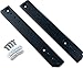Kuryakyn 8957 Tour-Pak Trunk Luggage/Storage Rack Accessory: Relocator Kit for 2009-13 Harley-Davidson Motorcycles, Black
