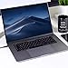 [2 Pack] Anti Glare Screen Protector for Apple MacBook Pro 15 inch Touch Bar 2016 2017 2018 2019 Release Model A1707 A1990