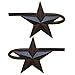 LL Home Metal Star Curtain Holdbacks, Set of 2