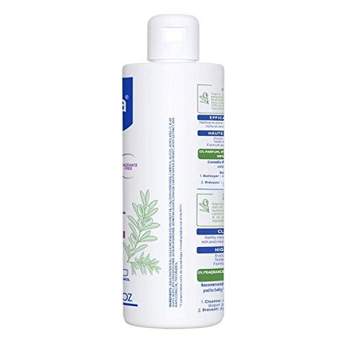 Mustela Liniment - No-Rinse Baby Cleanser for Diaper Change - with Extra Virgin Olive Oil - Fragrance-Free - 13.52 fl. Oz