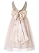 Bow Dream Flower Girl's Dress Sequins Gold 5
