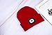 PRAVETTE Upgraded LED Lighted Beanie Hat,USB Rechargeable Hands Free Headlamp Cap,Unisex Winter Warmer Knit Hat with Light for Men,Women (Red)